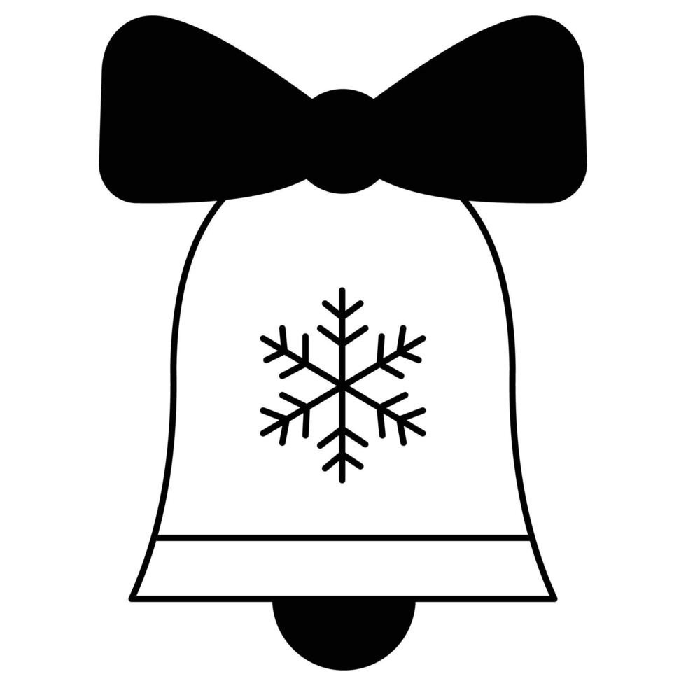 Santa Bell which can easily modify or edit vector