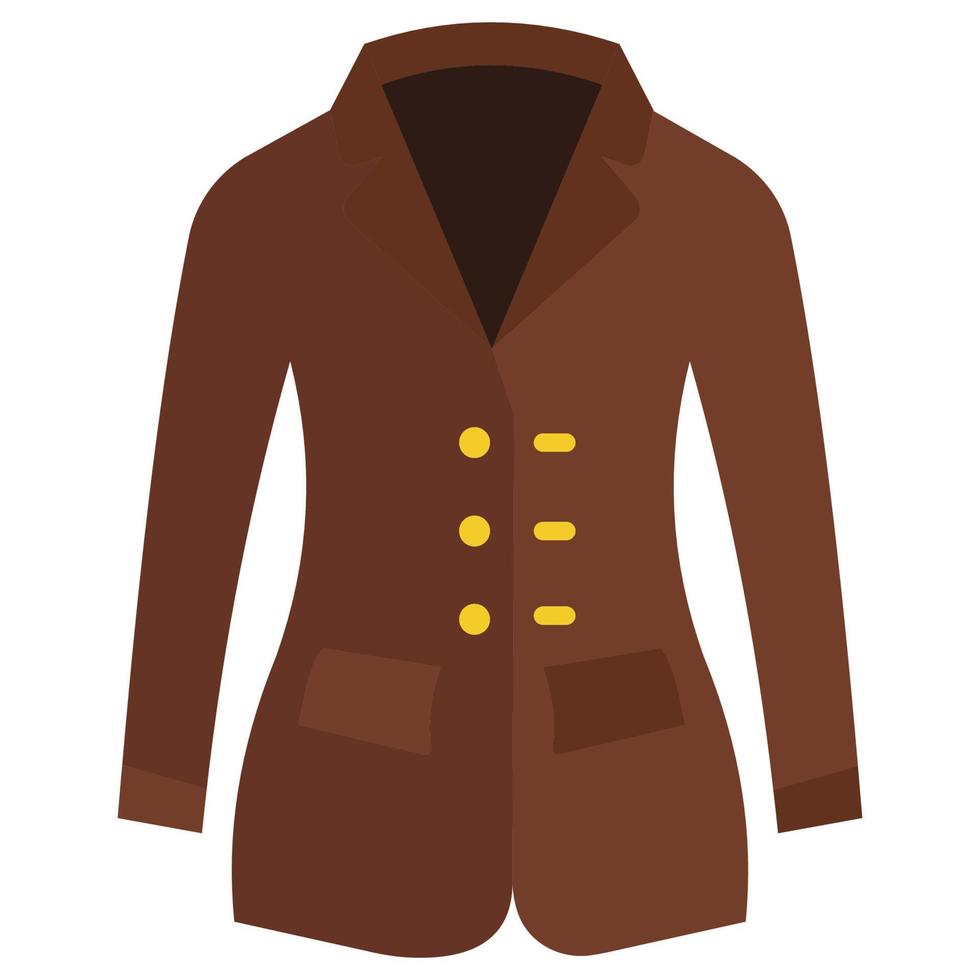 Coat which can easily modify or edit vector
