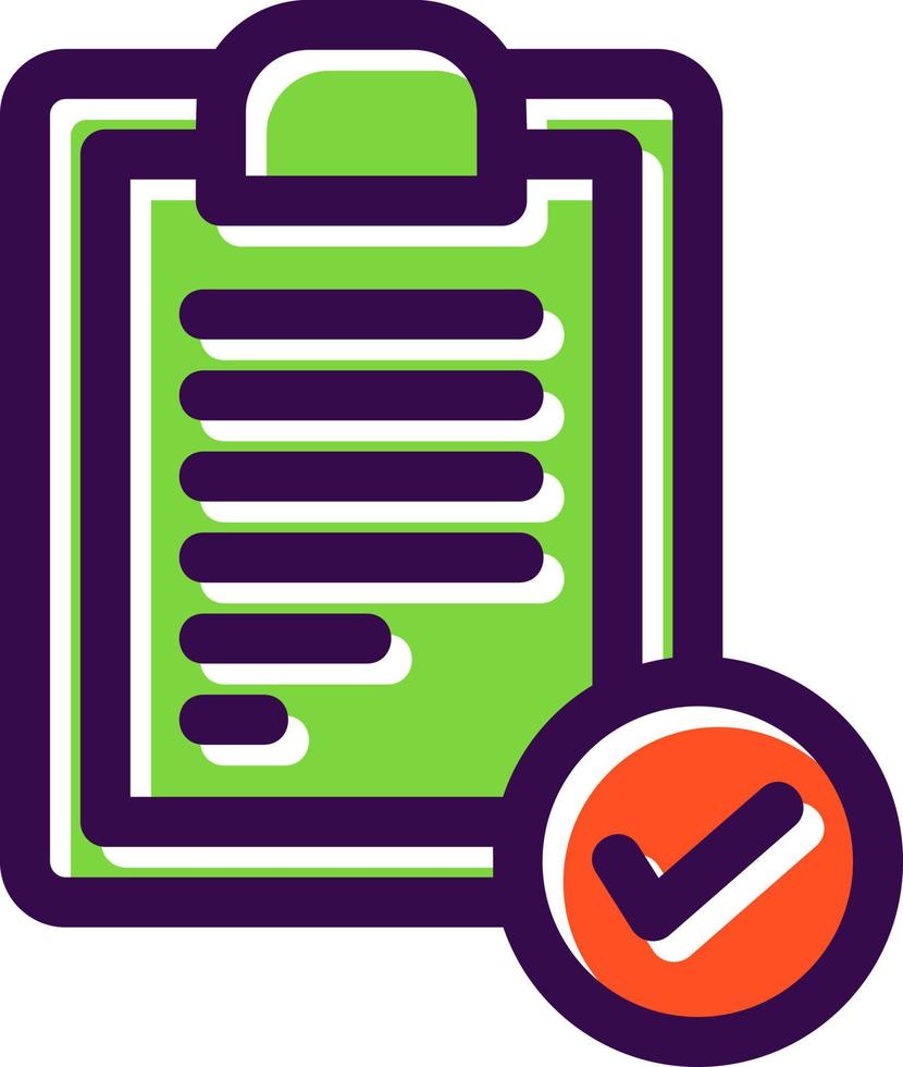 Checking Files Vector Icon Design