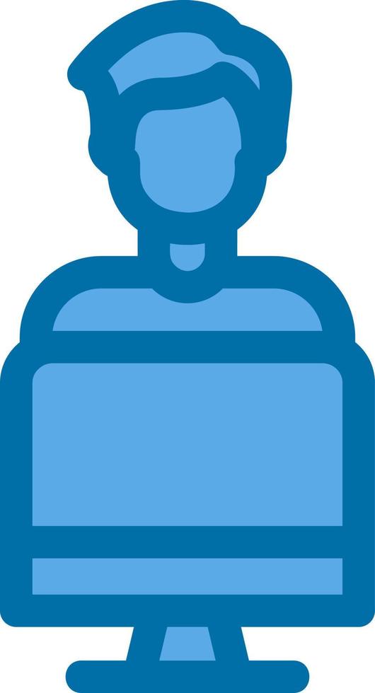 Working on Computer Vector Icon Design