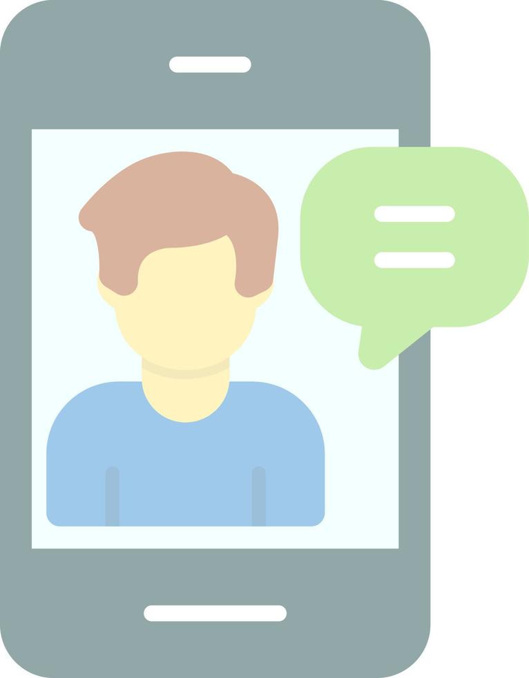 Smartphone Meeting Vector Icon Design