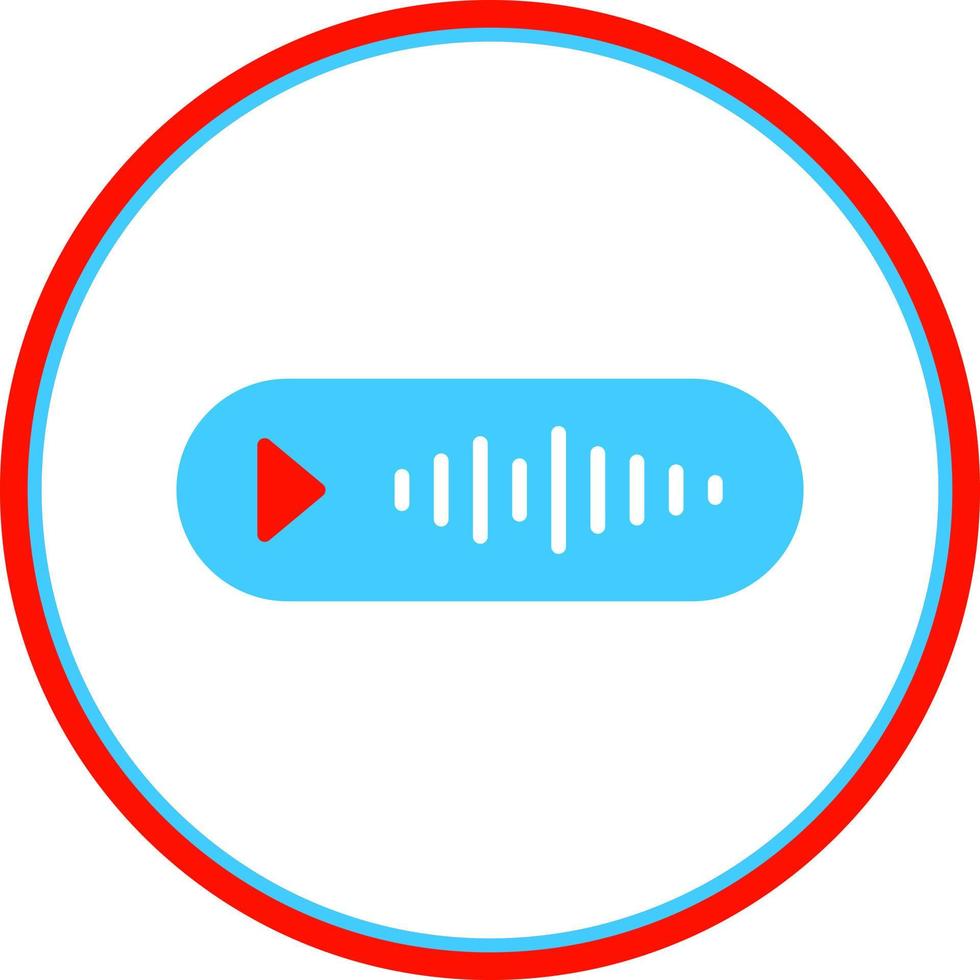 Voice Message Vector Icon Design