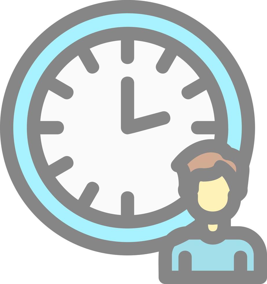 Working Hours Vector Icon Design