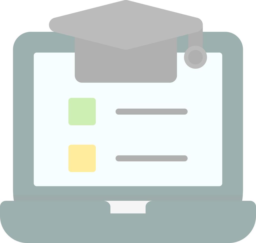 Online Course Vector Icon Design