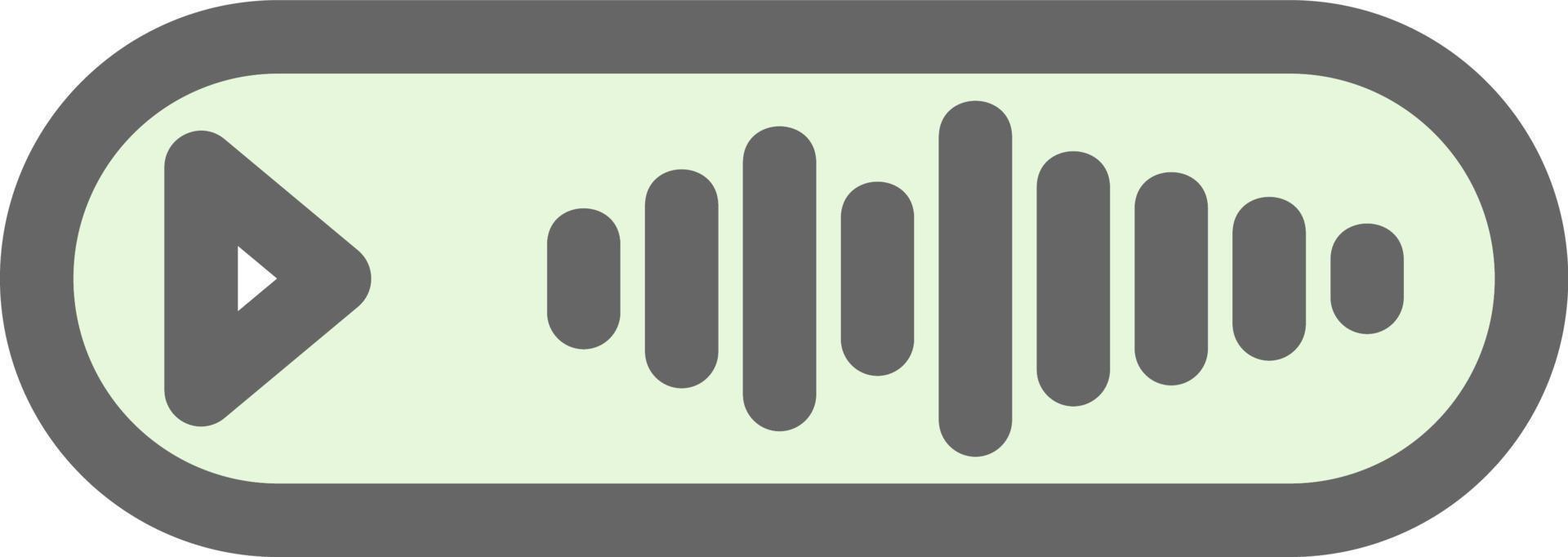 Voice Message Vector Icon Design