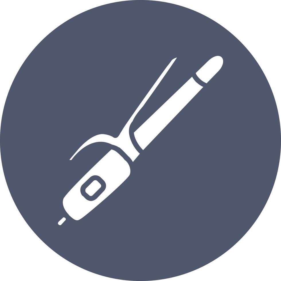 Curling Iron Vector Icon