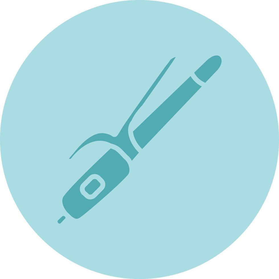 Curling Iron Vector Icon