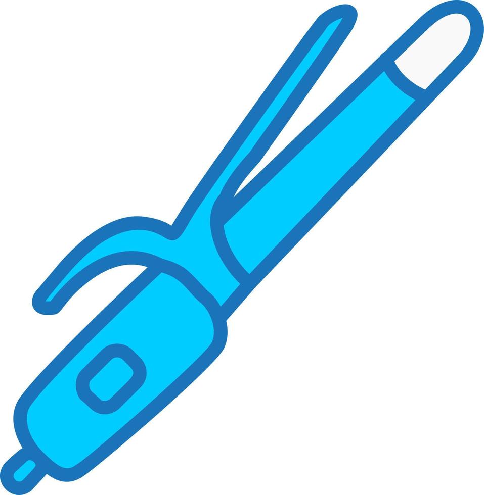 Curling Iron Vector Icon