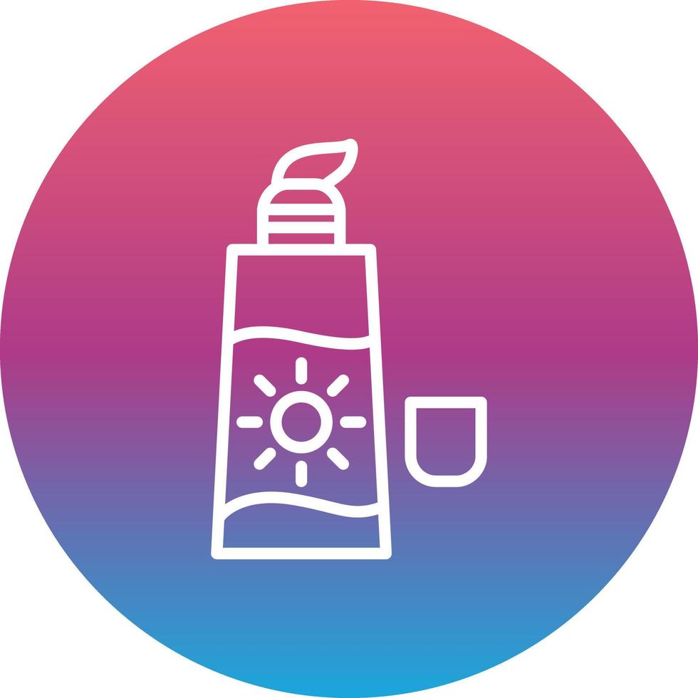 Sunblock Vector Icon