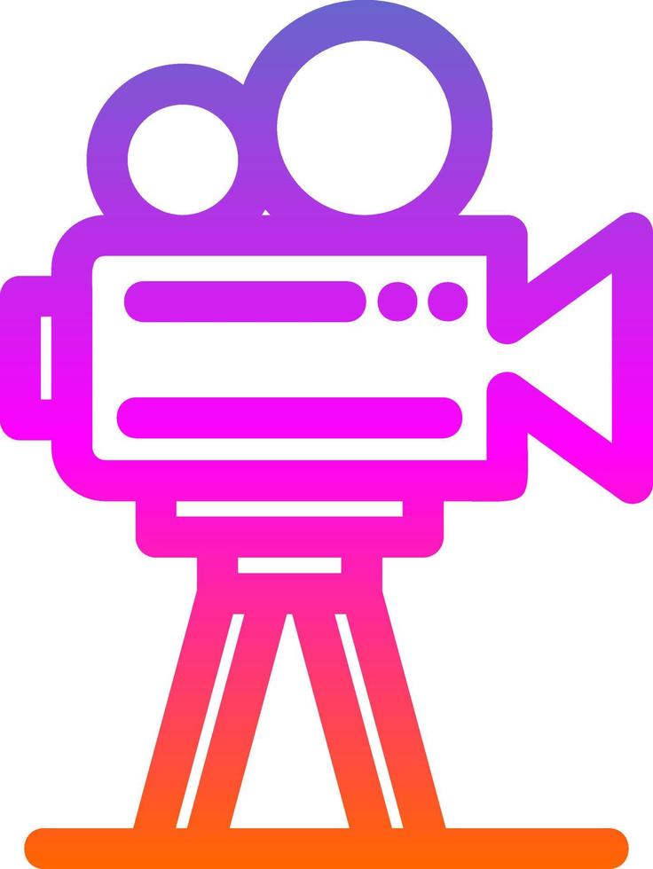 Video Recording Vector Icon Design