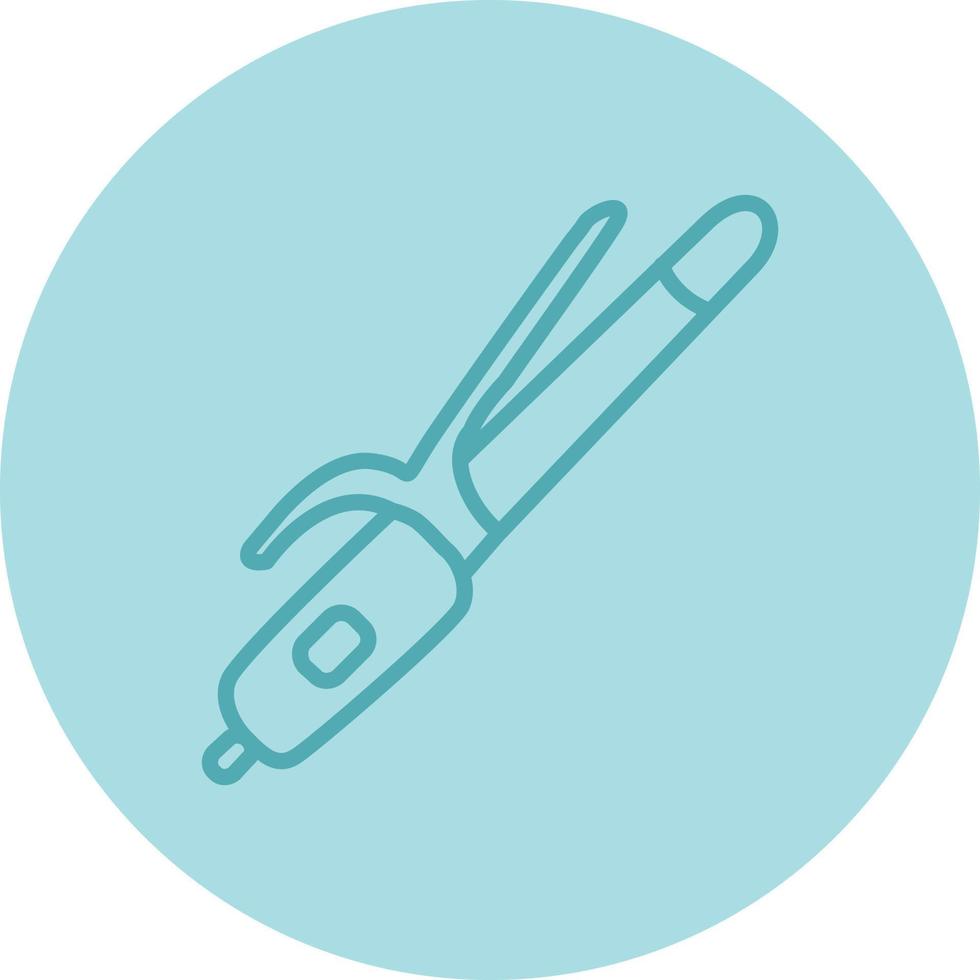 Curling Iron Vector Icon