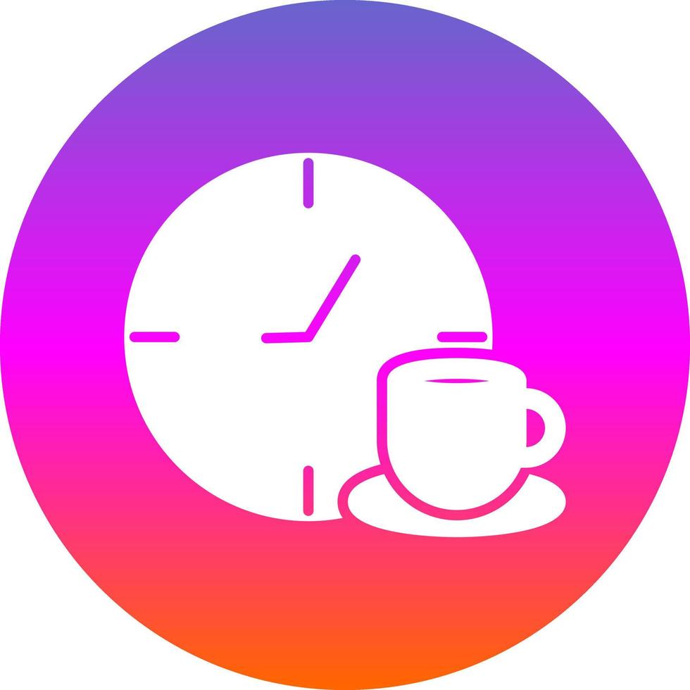 Coffee Break Vector Icon Design