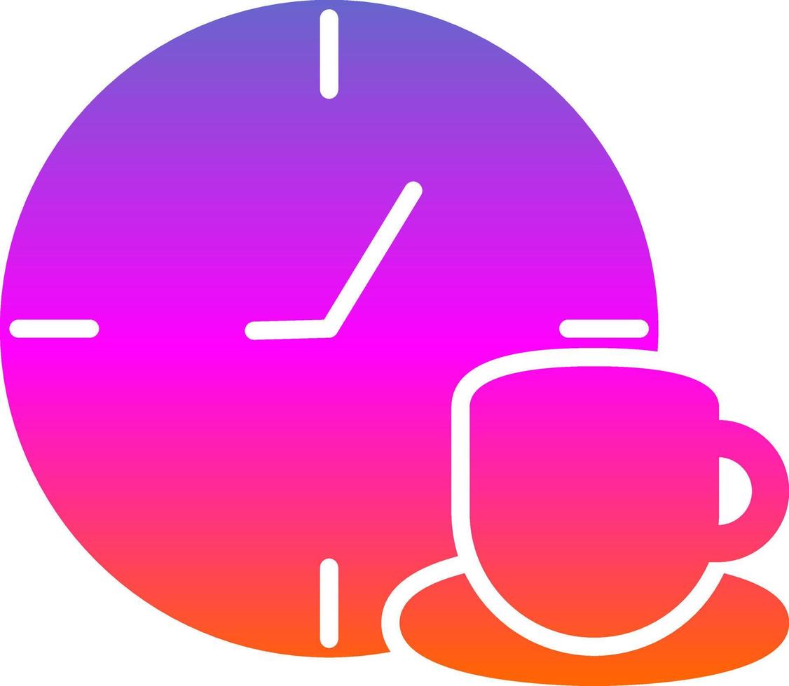 Coffee Break Vector Icon Design