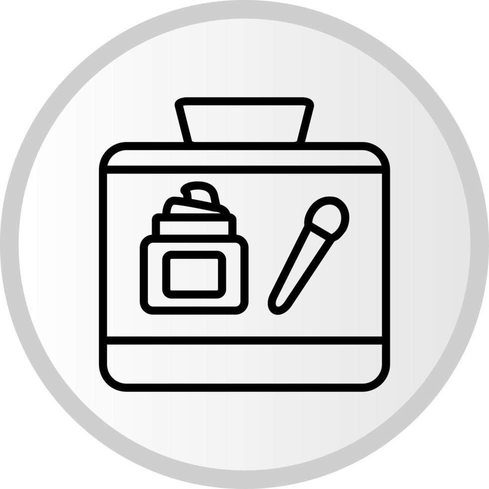 icono de vector de kit de maquillaje