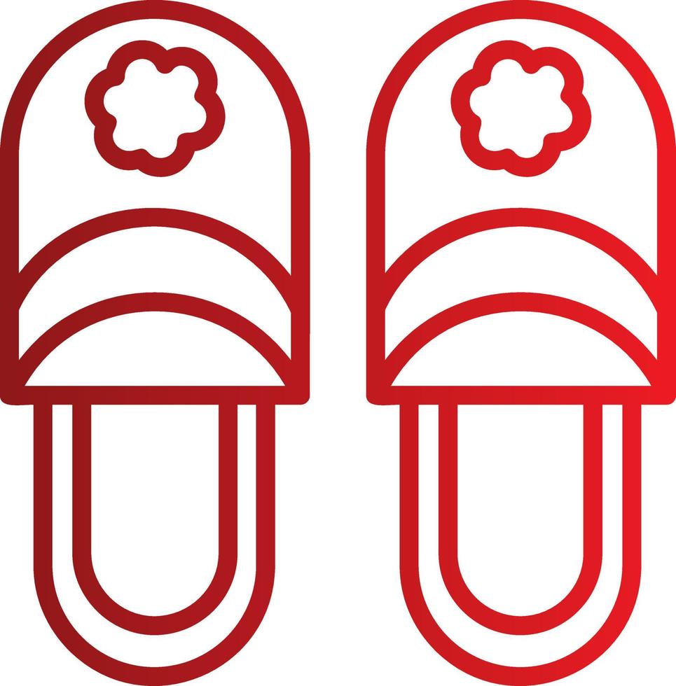 Slippers Vector Icon