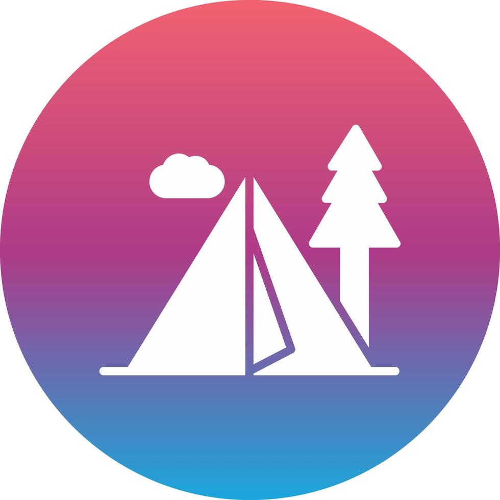 Camping Zone Vector Icon