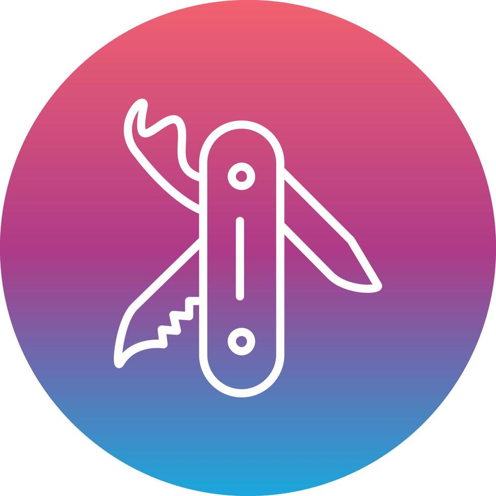 Swiss Army Knife Vector Icon