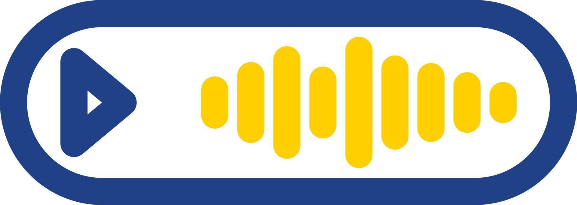 Voice Message Vector Icon Design