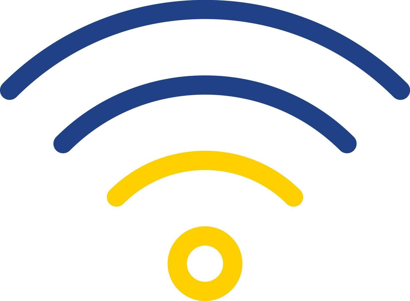 diseño de icono de vector de conexión wifi