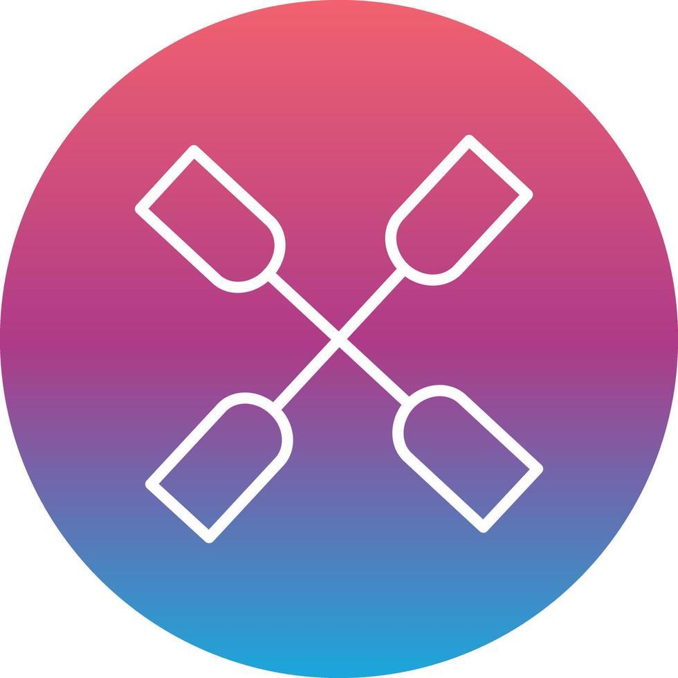 Paddle Vector Icon