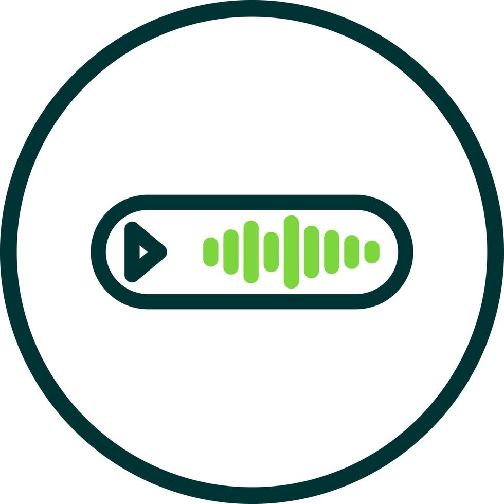 Voice Message Vector Icon Design