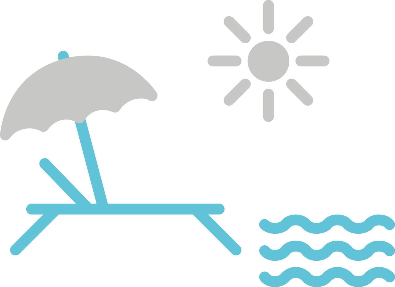 Beach Vector Icon