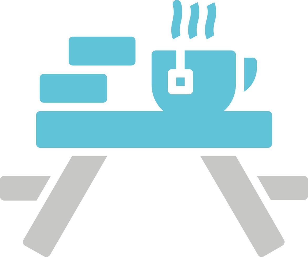Picnic Table Vector Icon