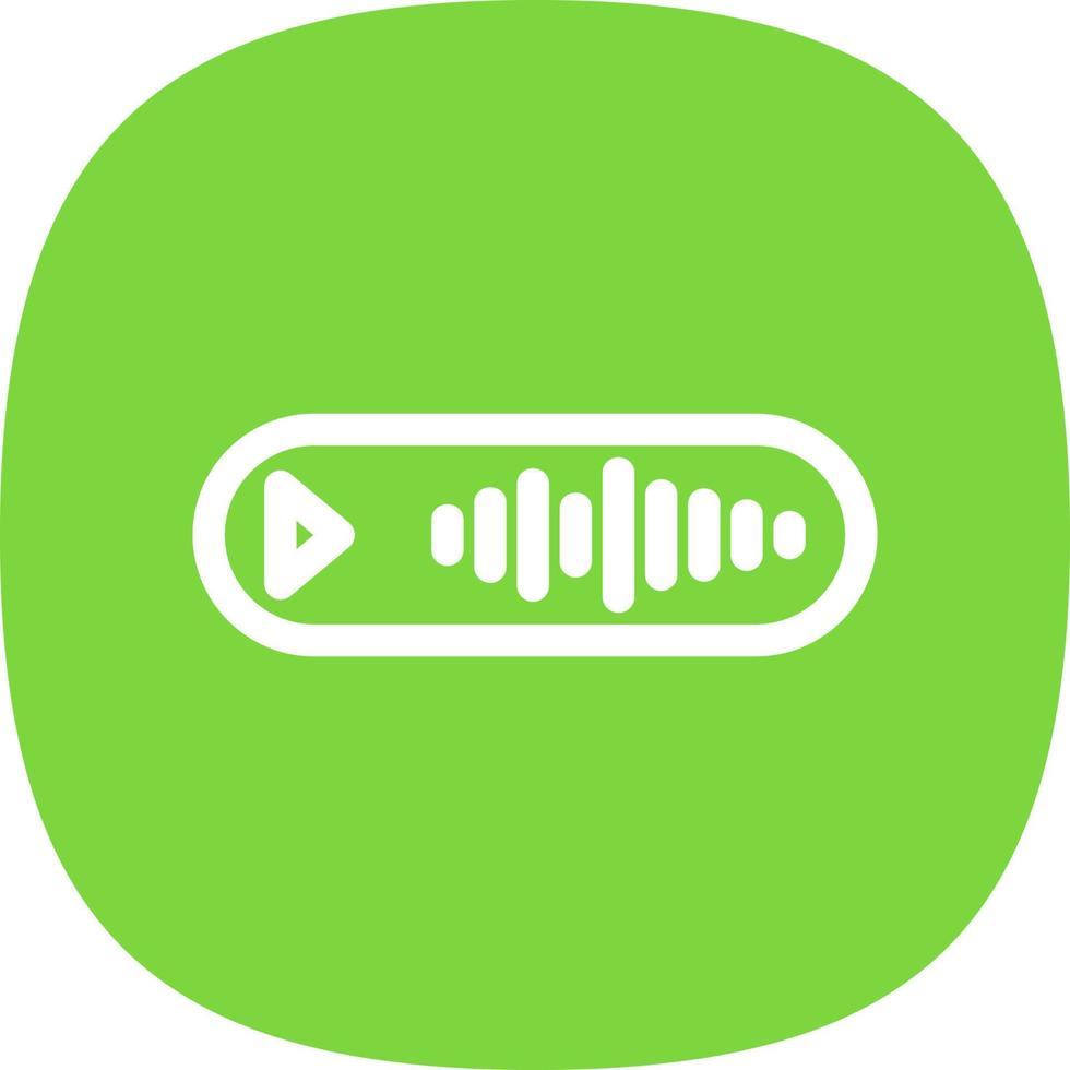 Voice Message Vector Icon Design