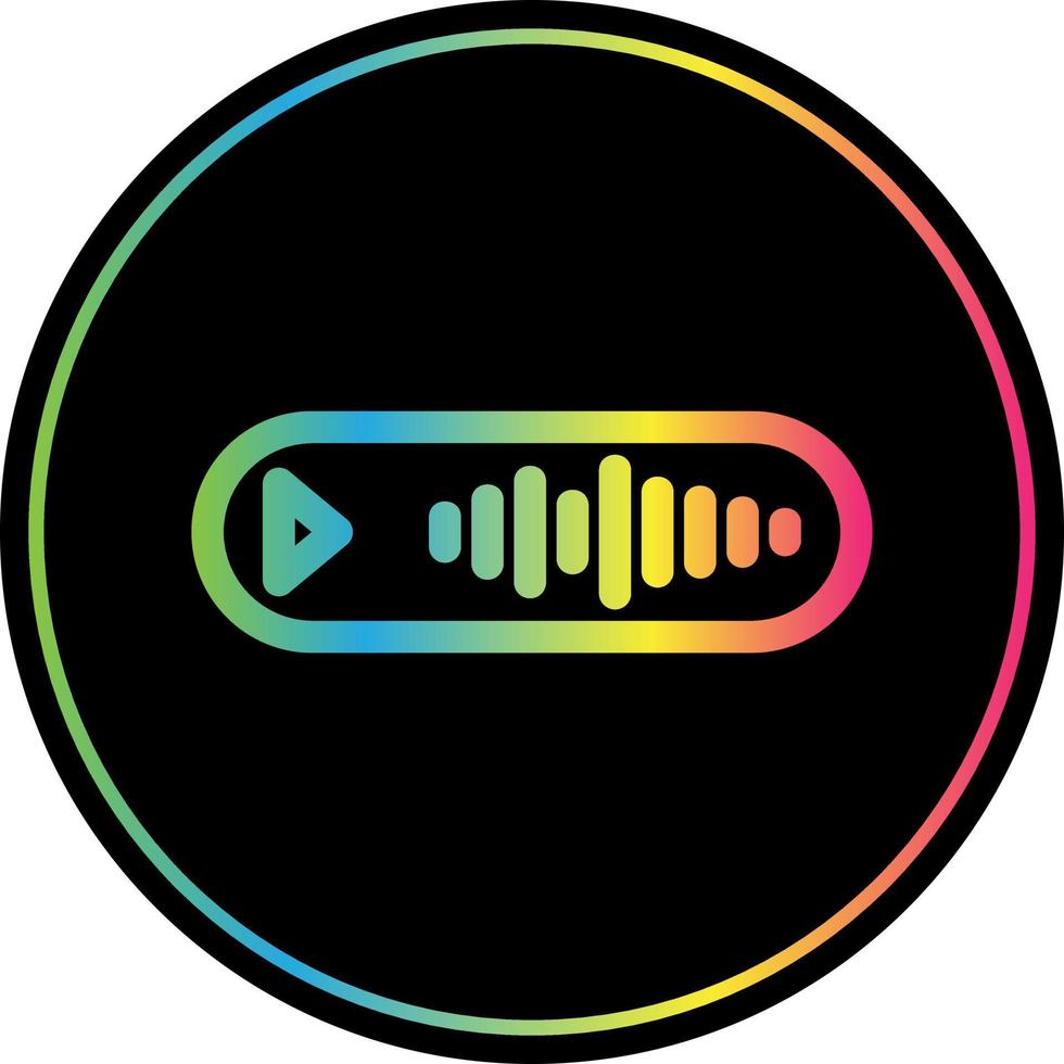 Voice Message Vector Icon Design