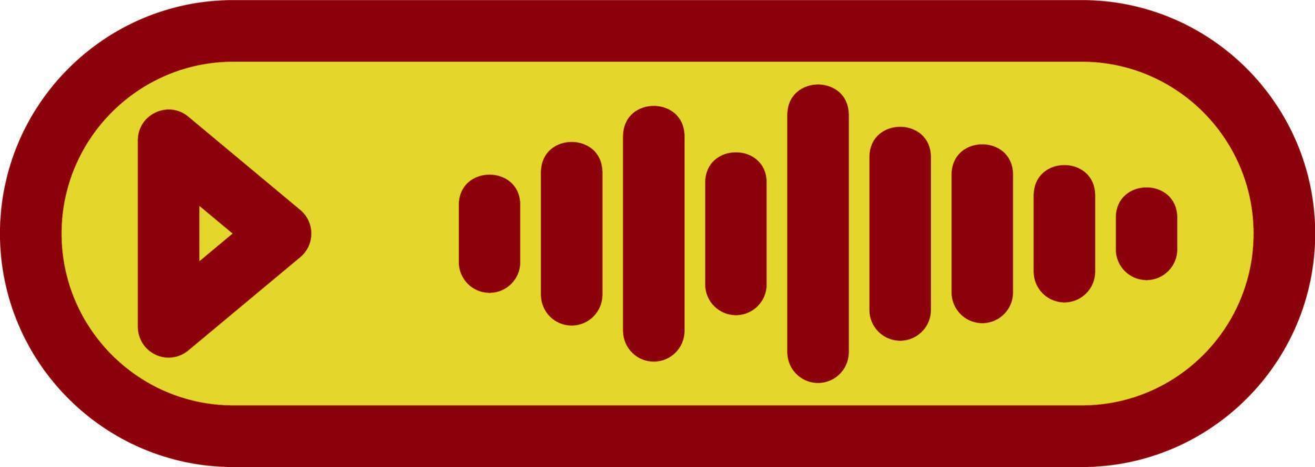 Voice Message Vector Icon Design