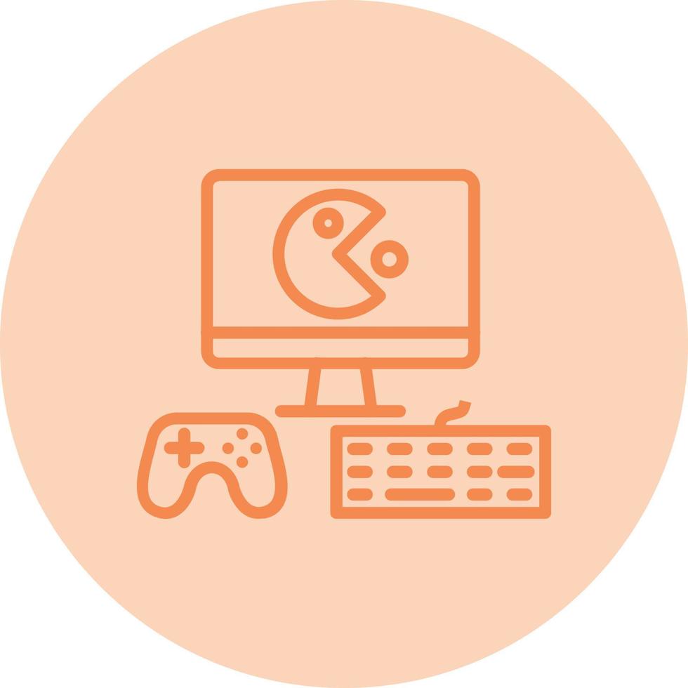 Gaming Setup Vector Icon