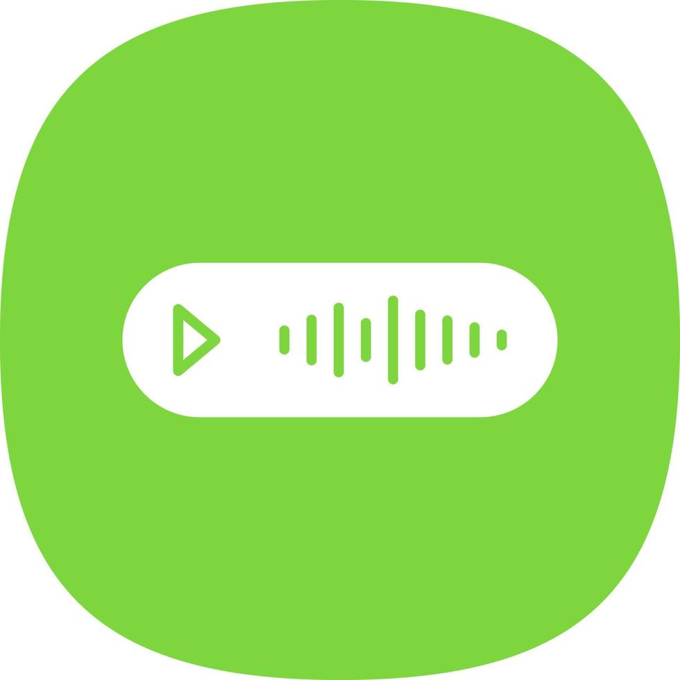 Voice Message Vector Icon Design