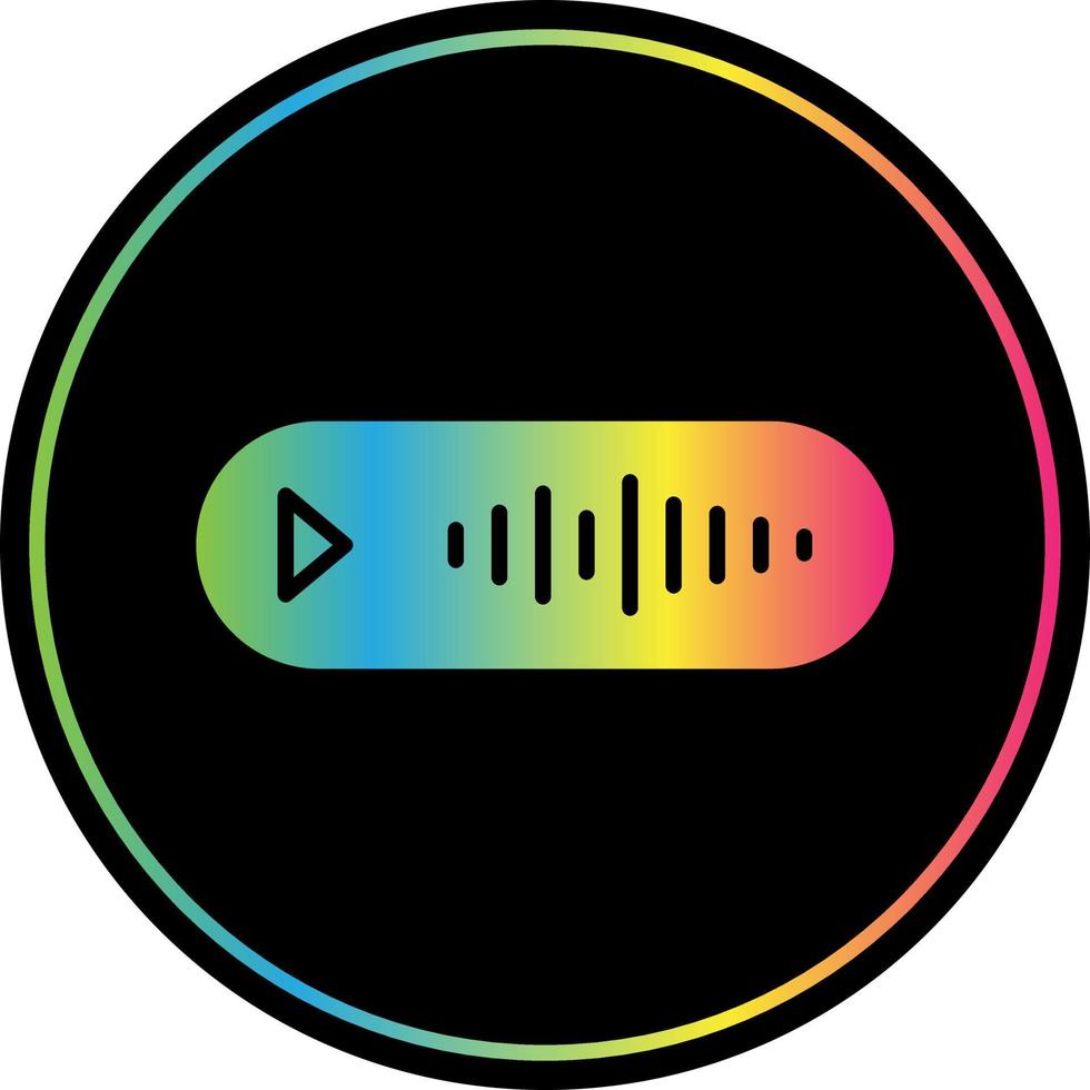 Voice Message Vector Icon Design