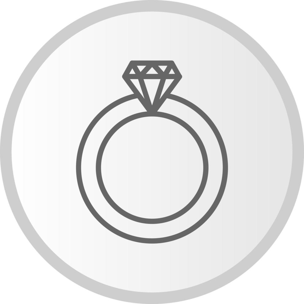 icono de vector de anillo