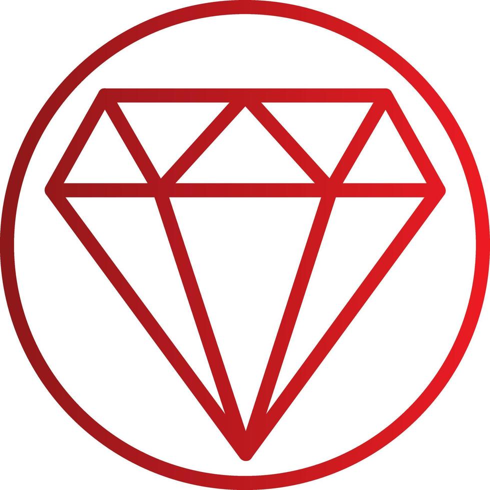 icono de vector de diamante