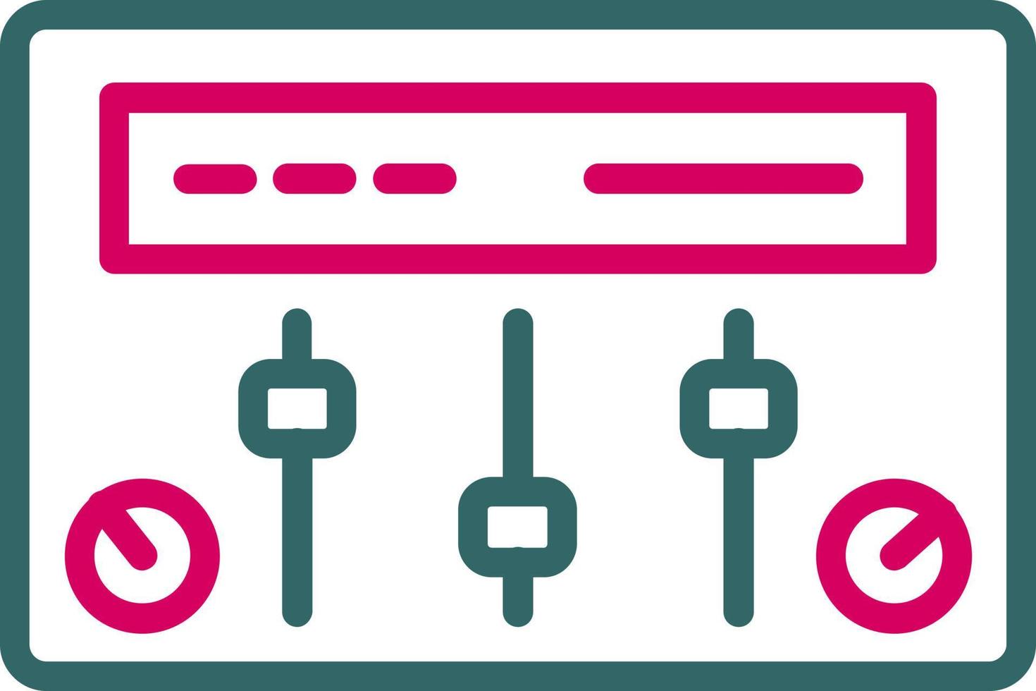 Control Panel Vector Icon