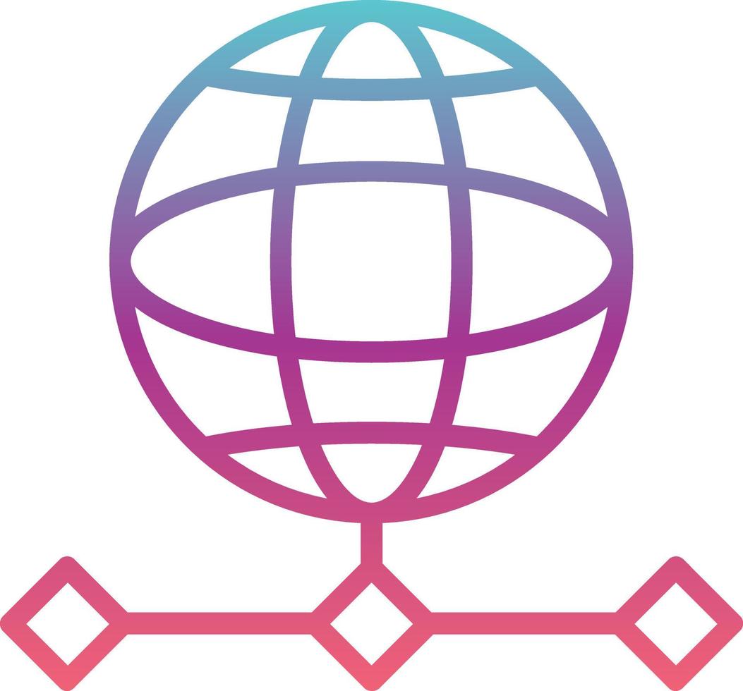 World Grid Vector Icon