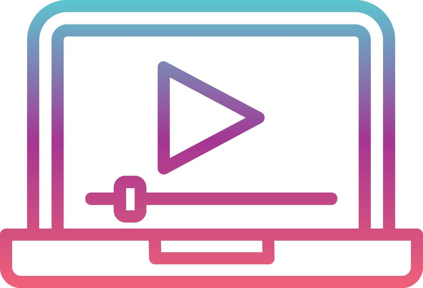 Video Player Vector Icon