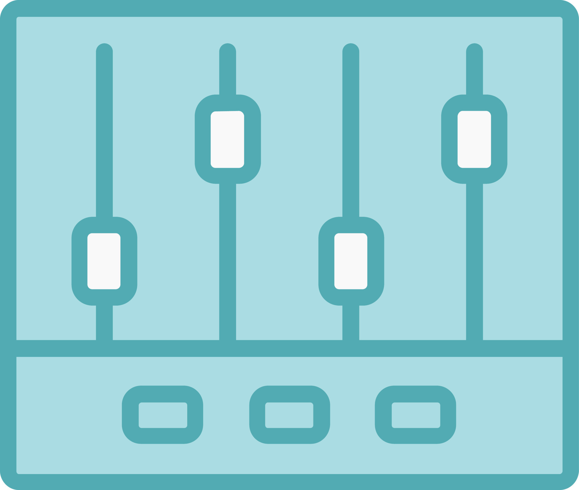 Control Panel Vector Icon 15797603 Vector Art at Vecteezy