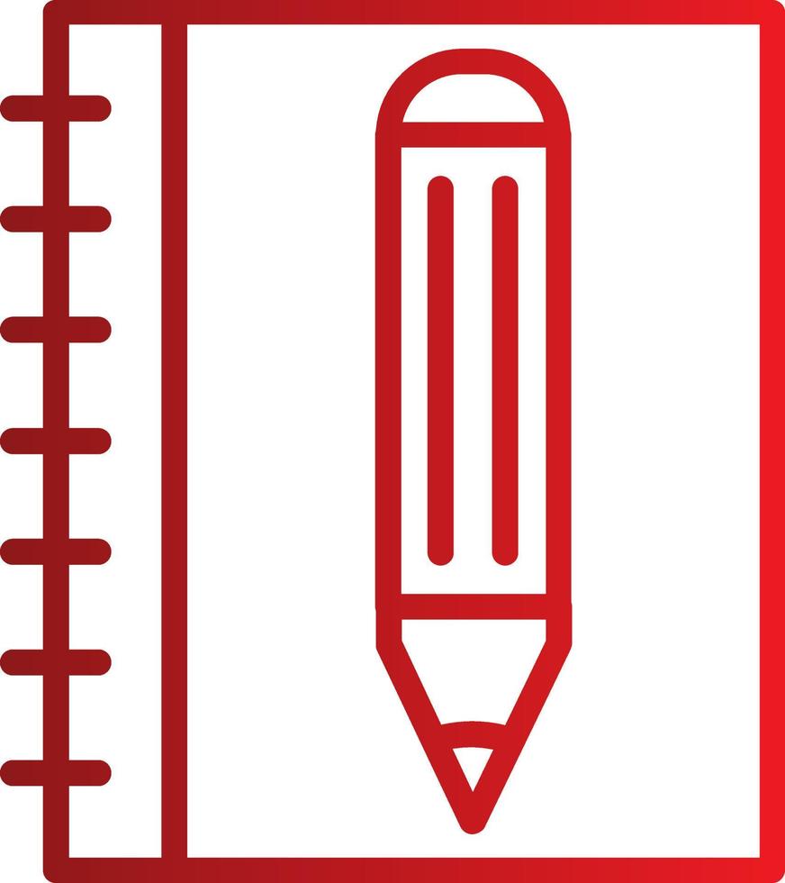 Sketchbook Vector Icon