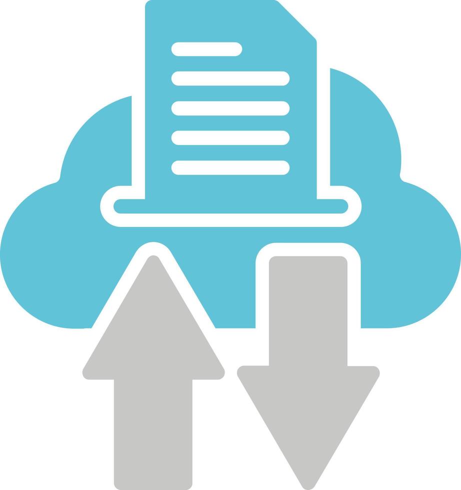 icono de vector de transferencia de datos