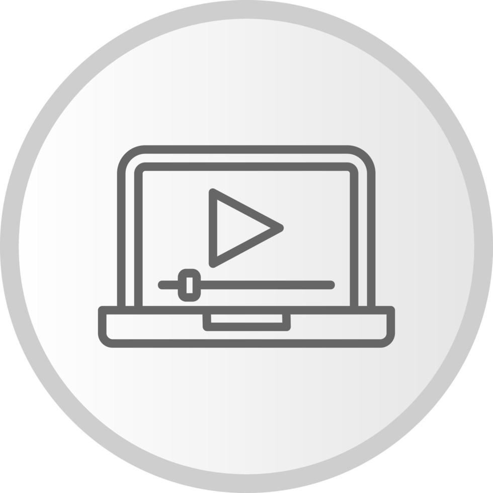 icono de vector de reproductor de video