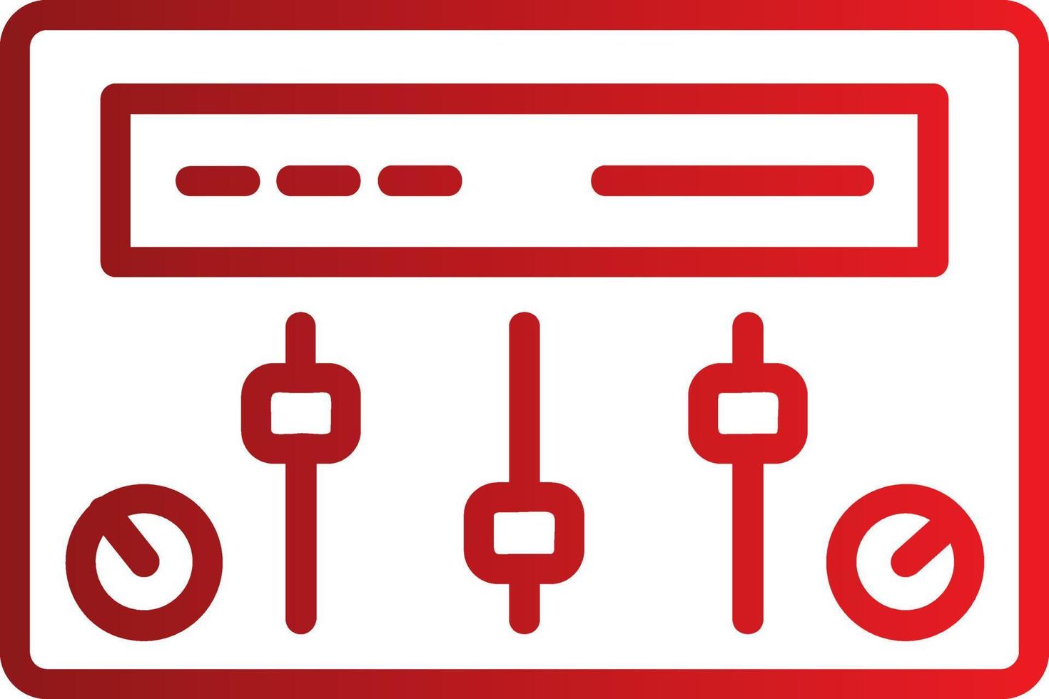 Control Panel Vector Icon