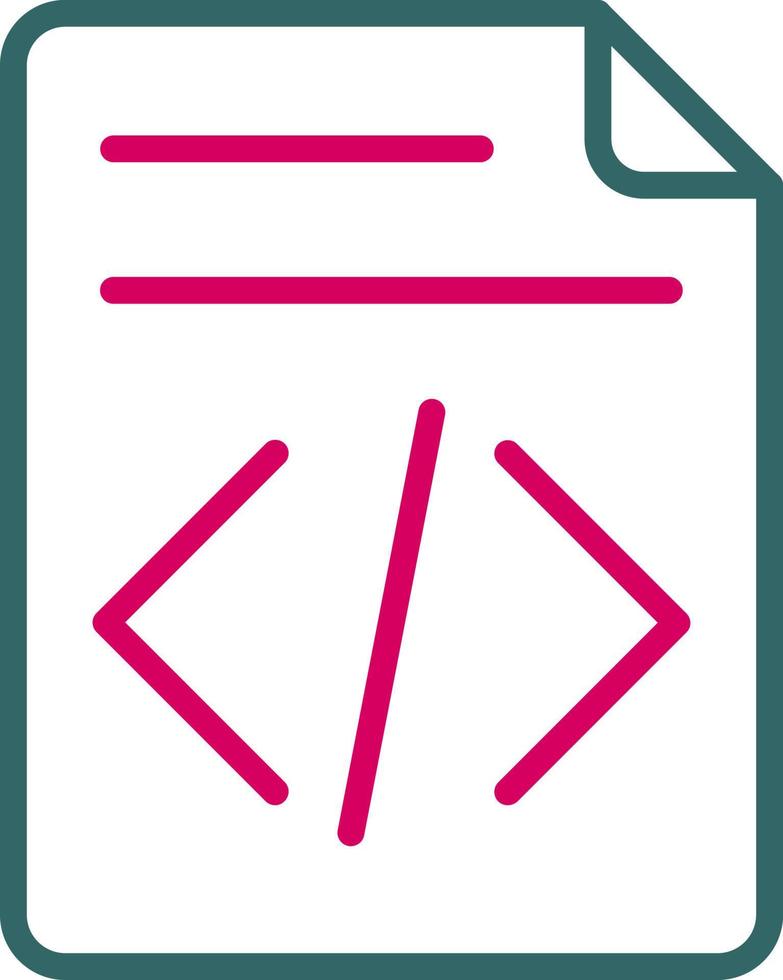 File Extention Vector Icon