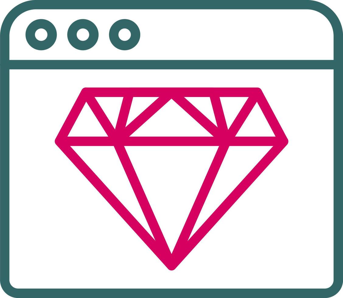 icono de vector de diamante