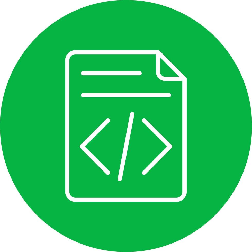 File Extention Vector Icon