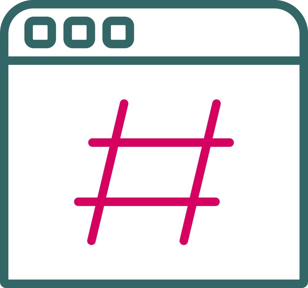 Hashtag Vector Icon