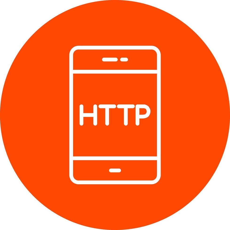 icono de vector de http