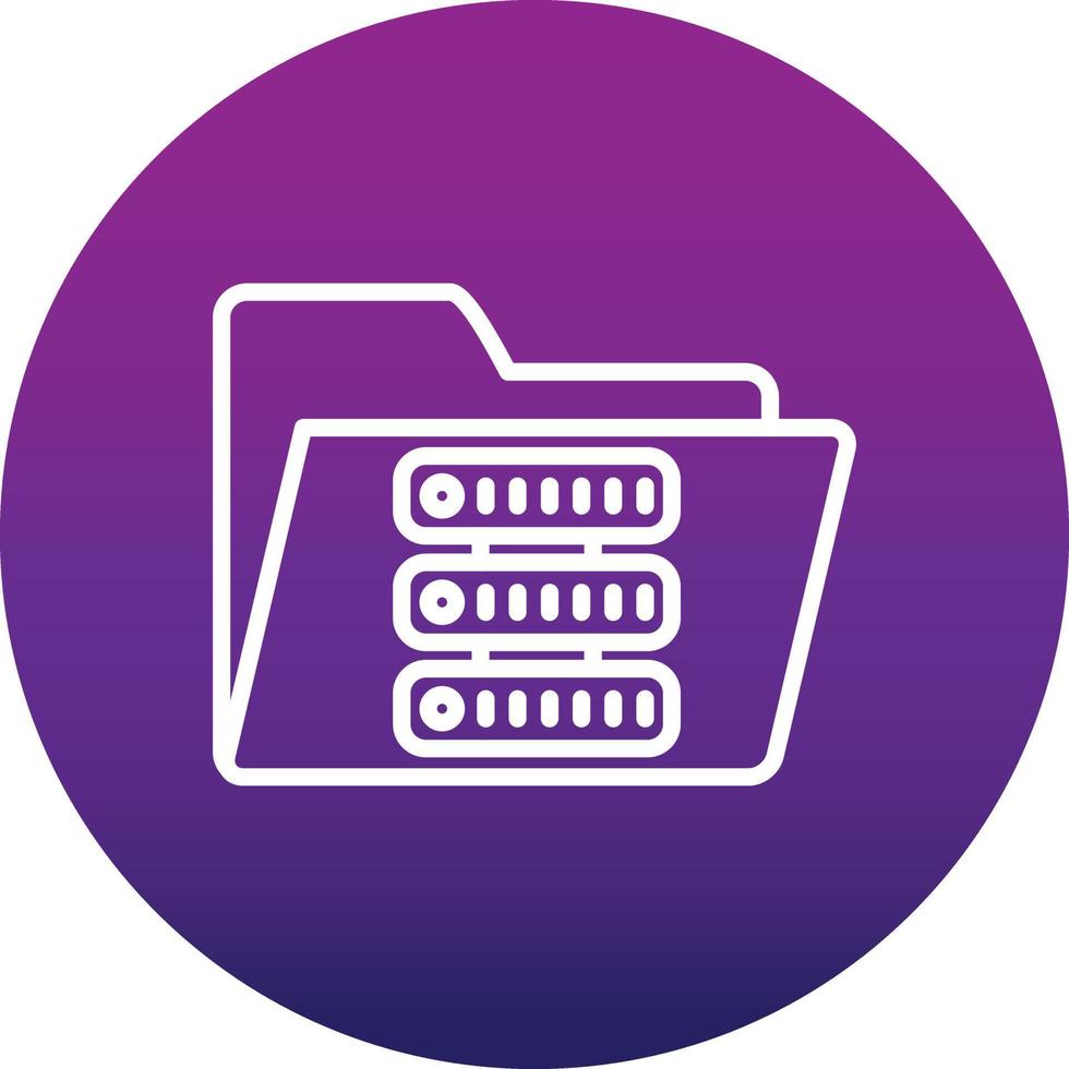 Data Server Vector Icon