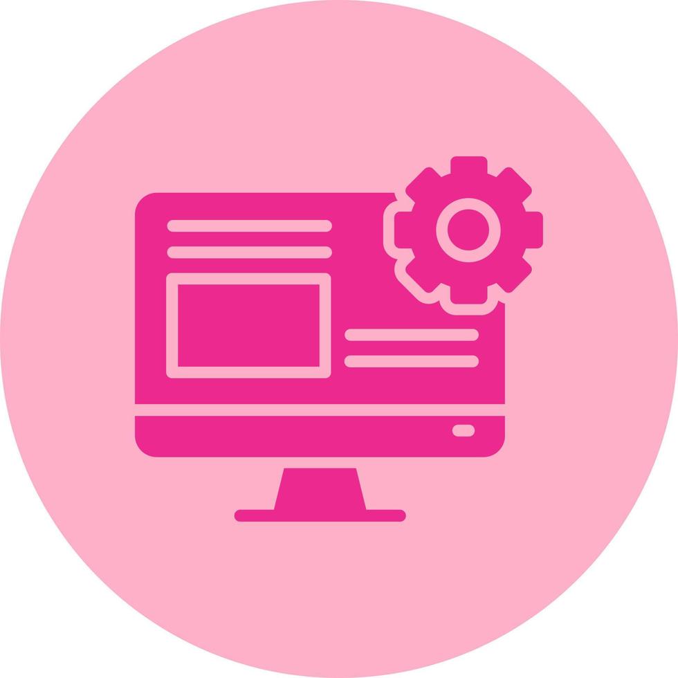 Content Management Vector Icon